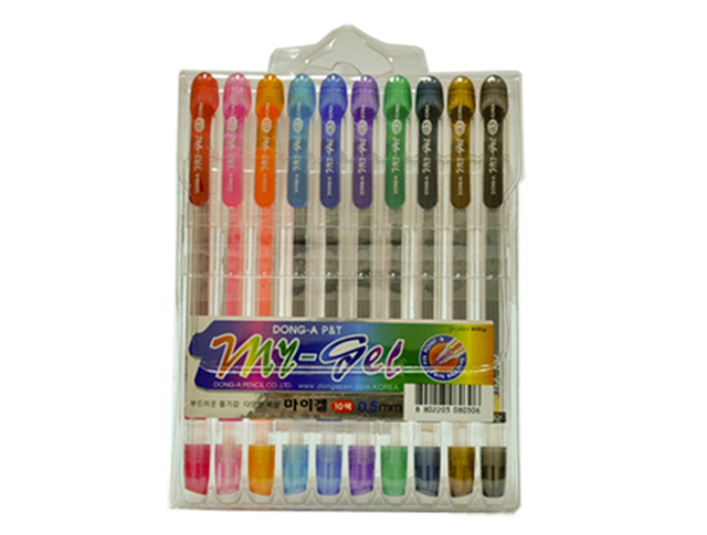 Dong A Gelpen My Gel 10 Pcs Assorted 0 5 Office dong a gelpen my gel 10 pcs assorted 0 5 office