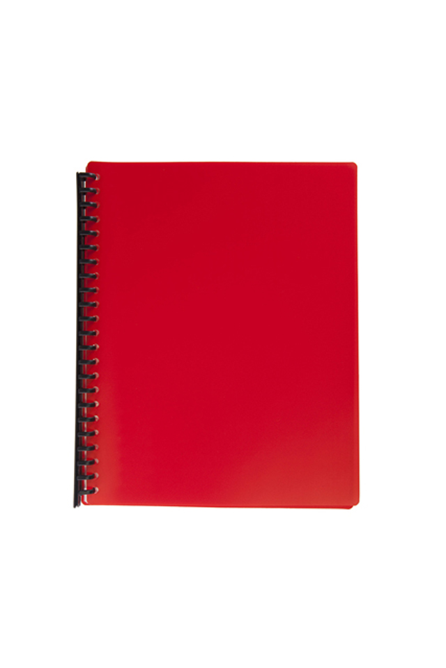 Jodric Clear Book Refillable RB2320 Red A4 20pcs Office Warehouse, Inc.