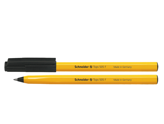 Schneider Tops 505 F Ballpoint Pen #150501 Fine Black 
