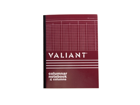 Valiant Columnar Book 4 Columns 50 Lvs 216x280mm