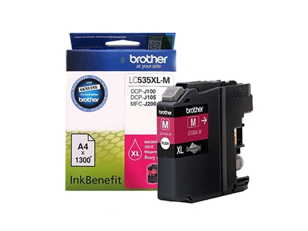 Brother LC-535XL High Yield Ink Cartridge Magenta