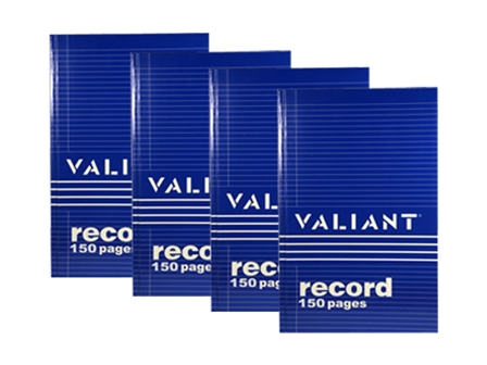 Valiant Record Book Junior 150PP Promo Pack 4s ^^