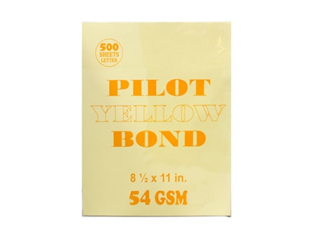 Pilot Colored Bond Paper Letter Yellow 500s