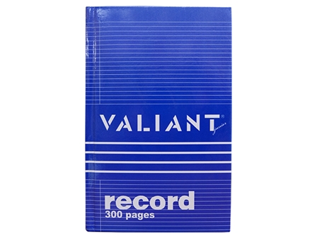 Valiant Record Book Junior 300P Blue