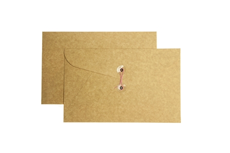 Click Document Envelope 002 w/String Kraft 7x11 5s 