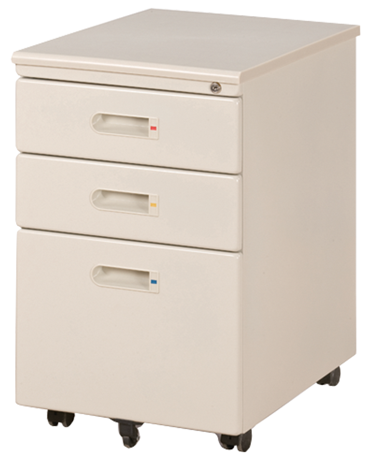 Mobile Pedestal 3Drawer NAFM00105 Black Office Warehouse, Inc.