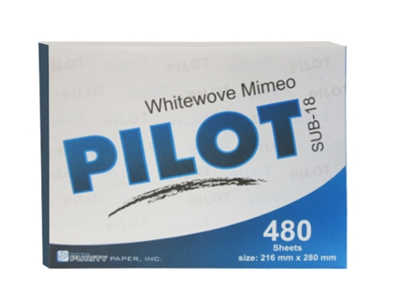 Pilot Mimeo Paper Sub-18 Letter 480s