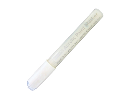 HiCrafts Acrylic Paint Marker White