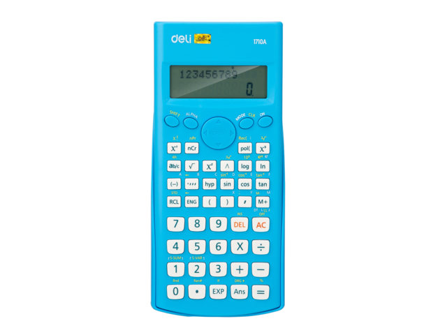 Deli E1710A Scientific Calculator Blue