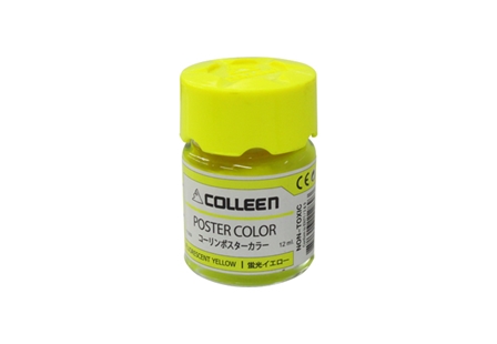 Colleen Poster Color 12ml Fluorescent Yellow