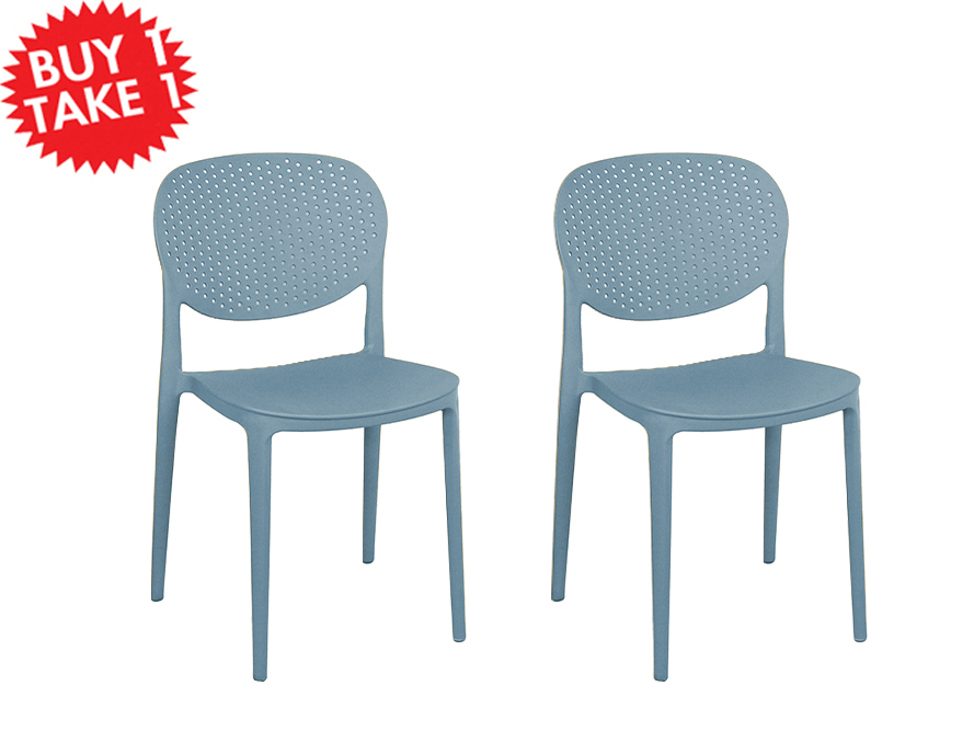 Multi-Purpose Chair THD648 Blue Buy One Take One