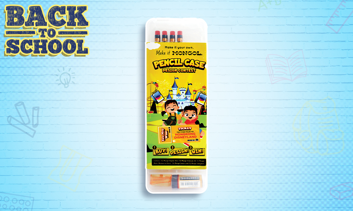 Mongol Exam Pencil Case Set (WAS PHP 119.00)
