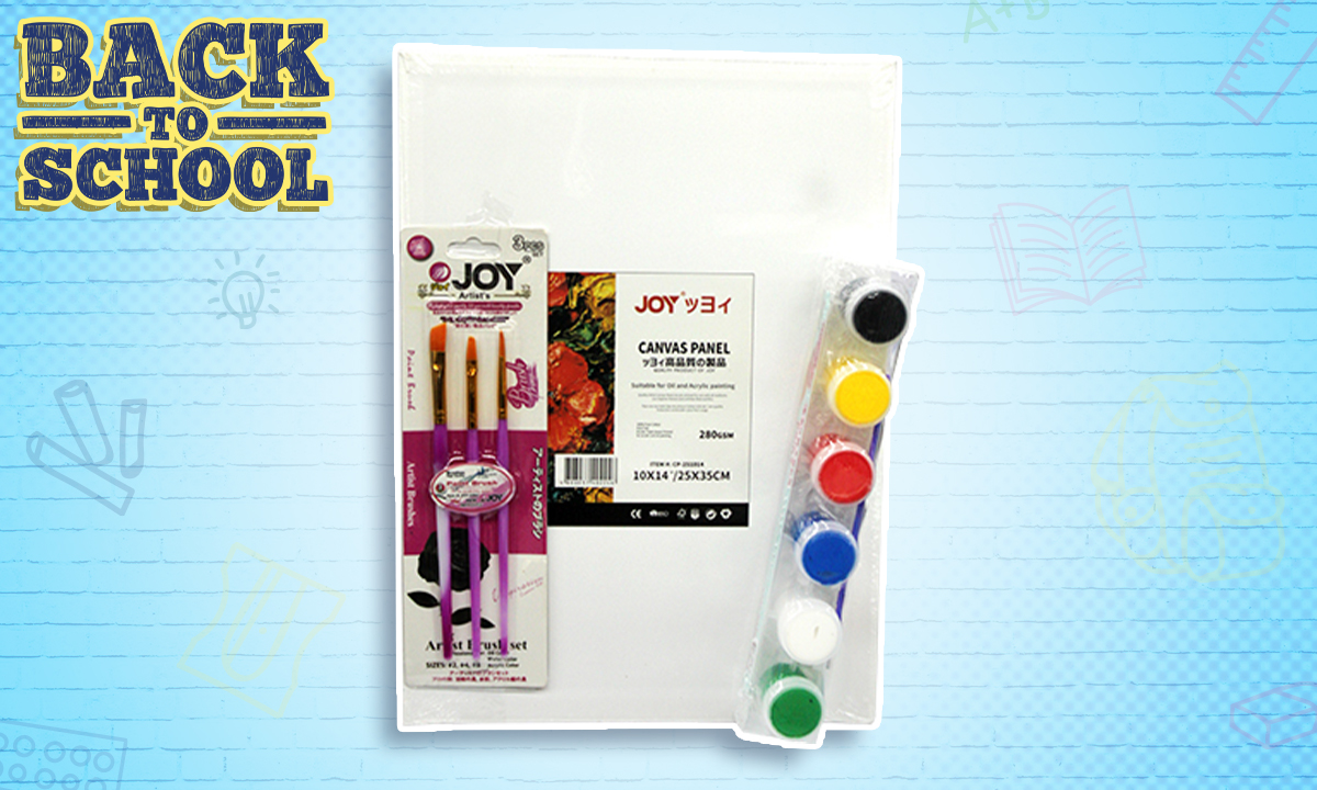 Joy Art Canvas Promo Bundle 3s (WAS PHP 200.00)
