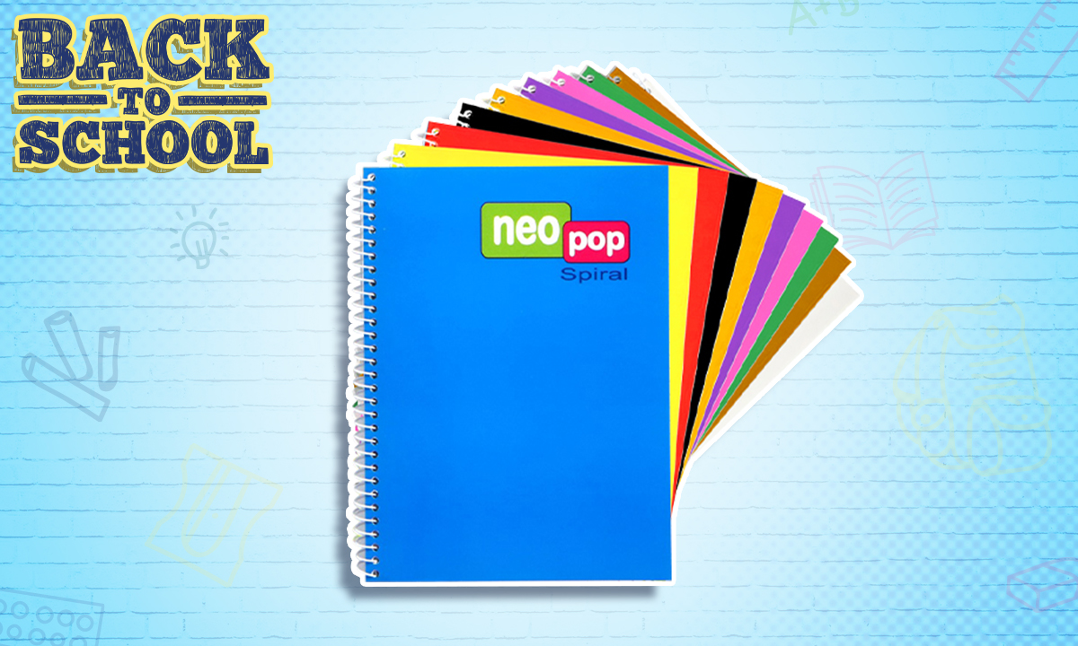 Veco NeoPop Spiral Notebook 80 Leaves 10s (SRP PHP 210.00)