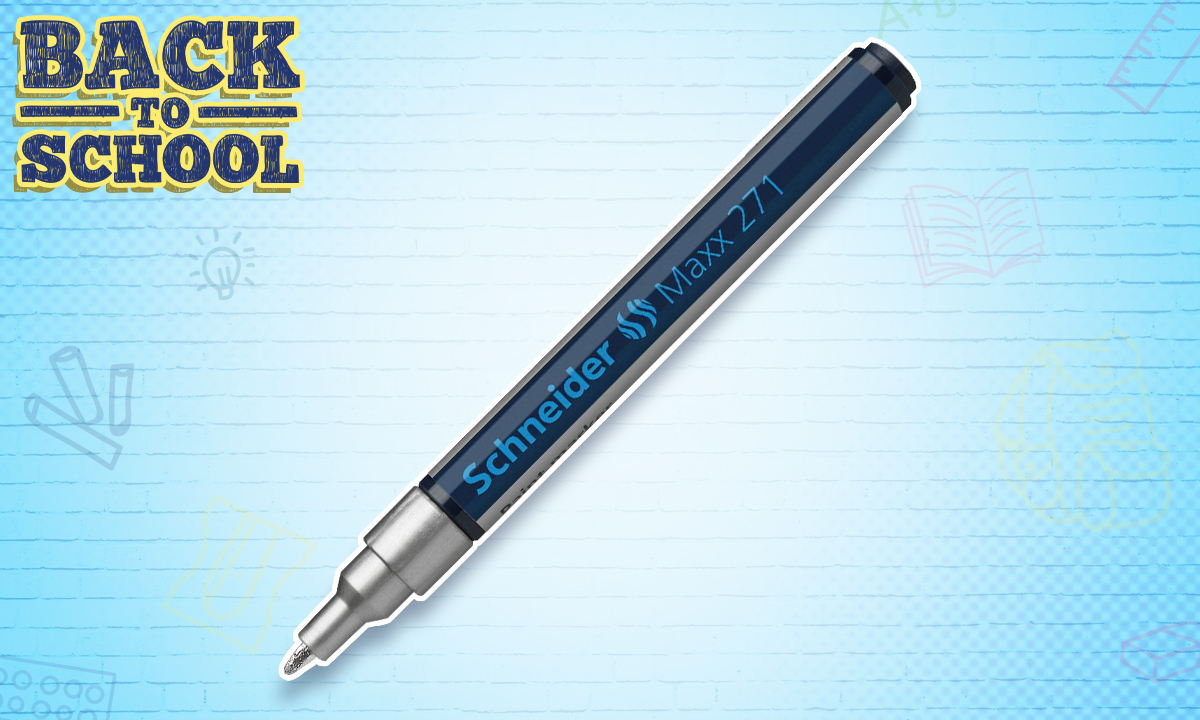 Schneider Maxx 271 Paint Marker #127154 1-2mm Silver (SRP PHP 135.00)