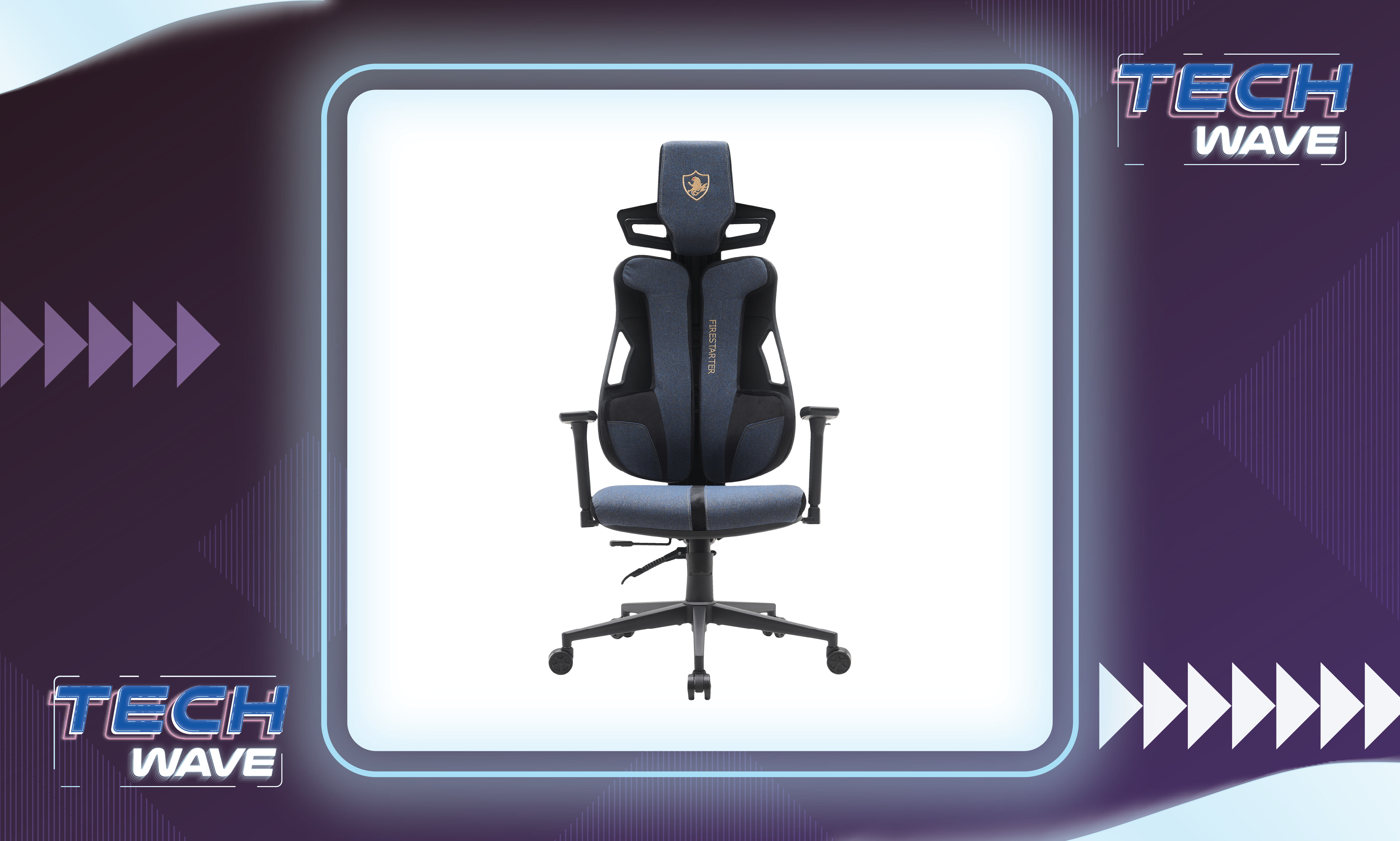 Gaming Chair Firestarter HS03-V8 Black/Blue (SRP PHP 14,995.00)