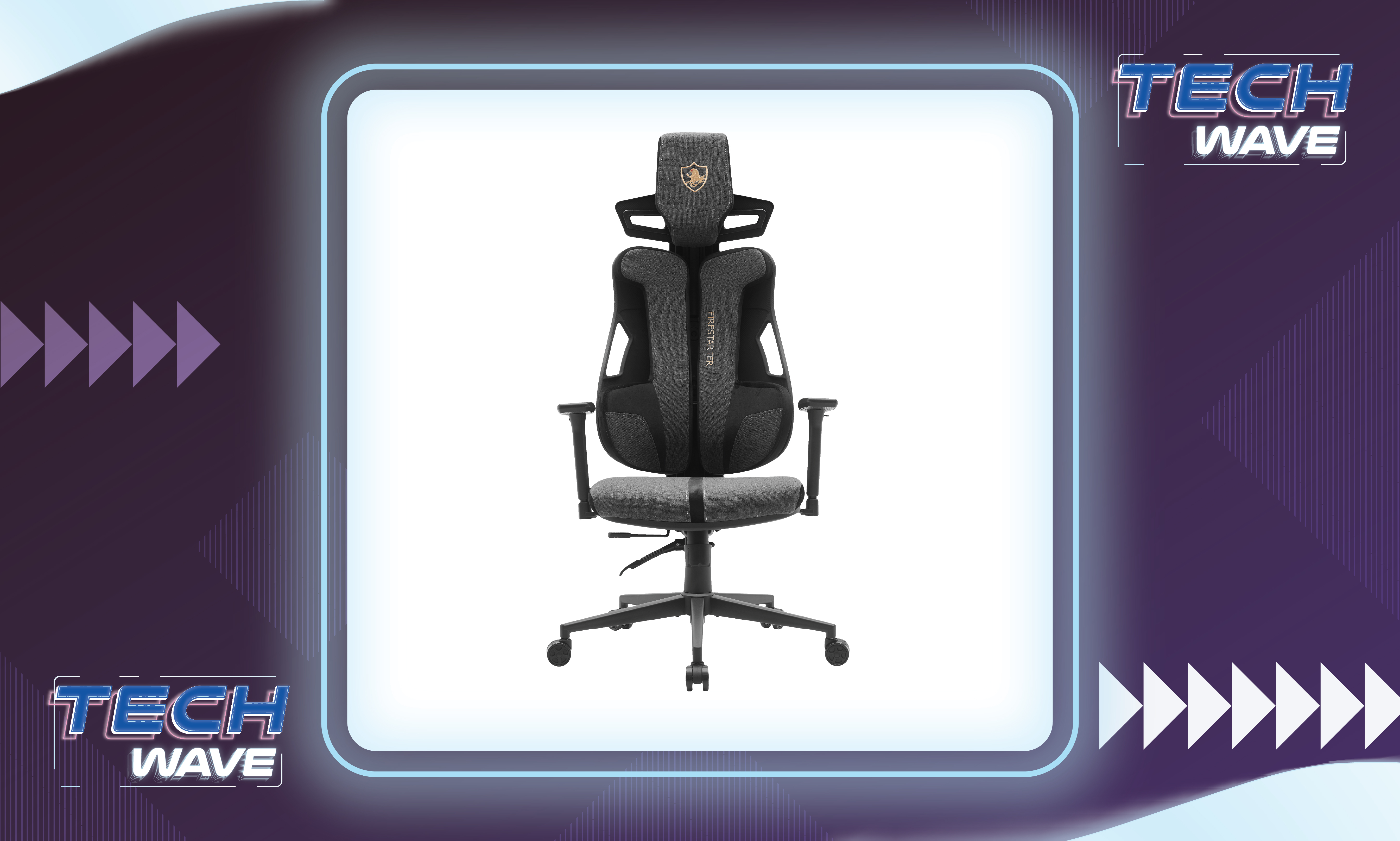 Gaming Chair Firestarter HS03-V8 Black/Gray (SRP PHP 14,995.00)