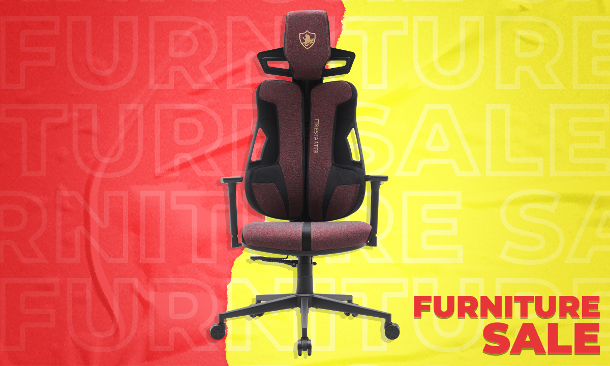 Gaming Chair Firestarter HS03-V8 Black/Red (SRP PHP 14,995.00)