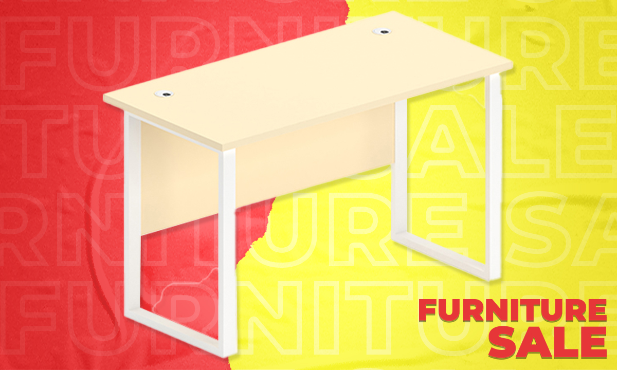 Writing Table FX-1260 MFC Beige/White (SRP PHP 3,995.00)