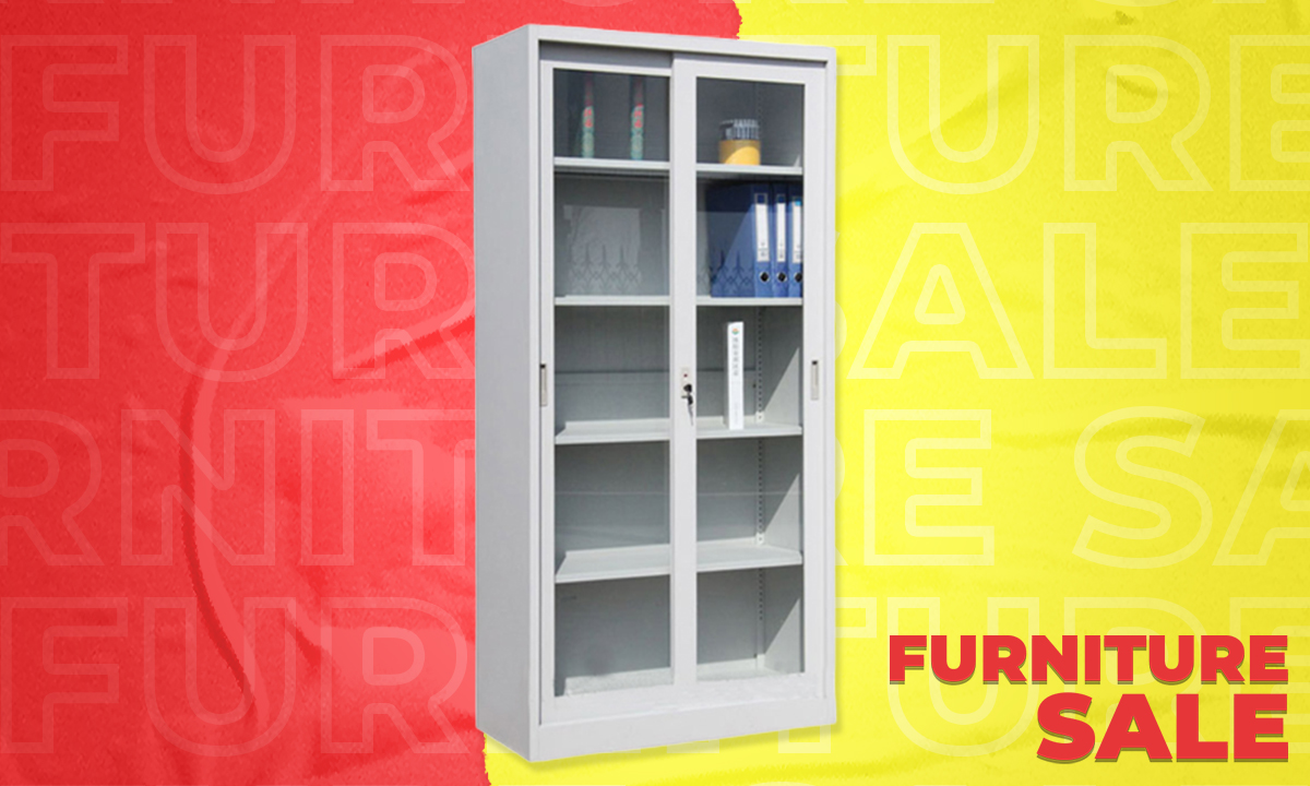 Sliding Cupboard JF-SD002 Gray (SRP PHP 11,495.00)