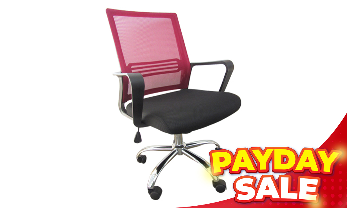 Task Chair XY6083 Mesh Red (SRP PHP 3,395.00)