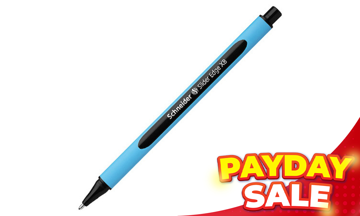 Schneider Slider Edge Ballpoint Pen XB Black (SRP PHP 39.00)