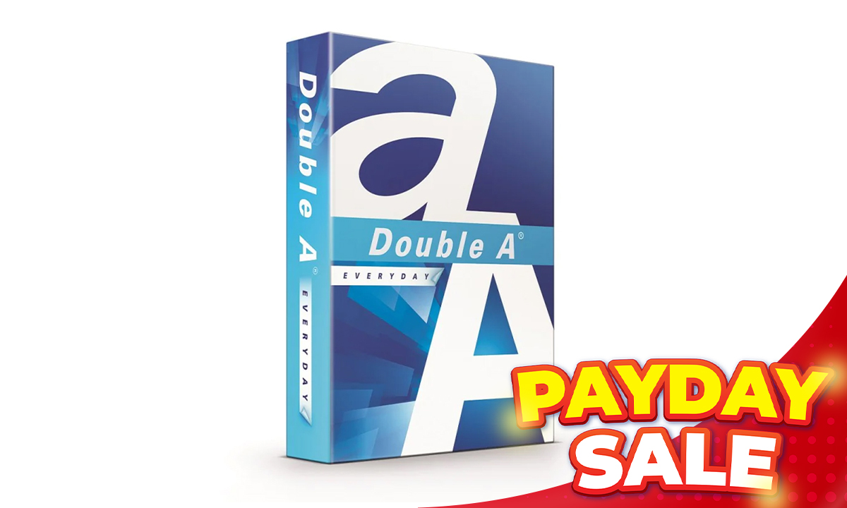 Double A Copy Paper Everyday A4 70gsm 500s (SRP PHP 306.00)