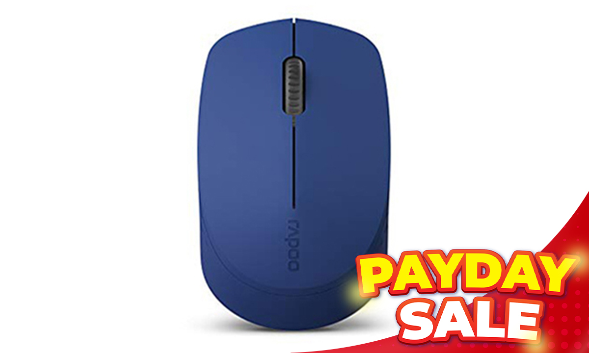 Rapoo M100 Multi-mode Silent Optical Mouse Blue (SRP PHP 695.00)