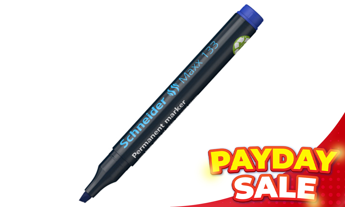 Schneider Maxx 133 Permanent Marker #113303 Chisel 1-4mm Blue (SRP PHP 31.75)