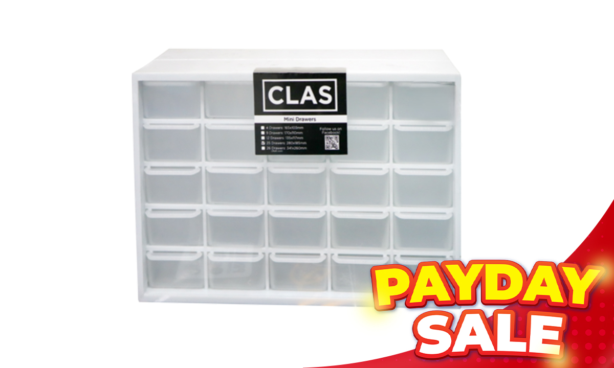 Clas Mini Drawers 25D 280x185mm (SRP PHP 578.75)