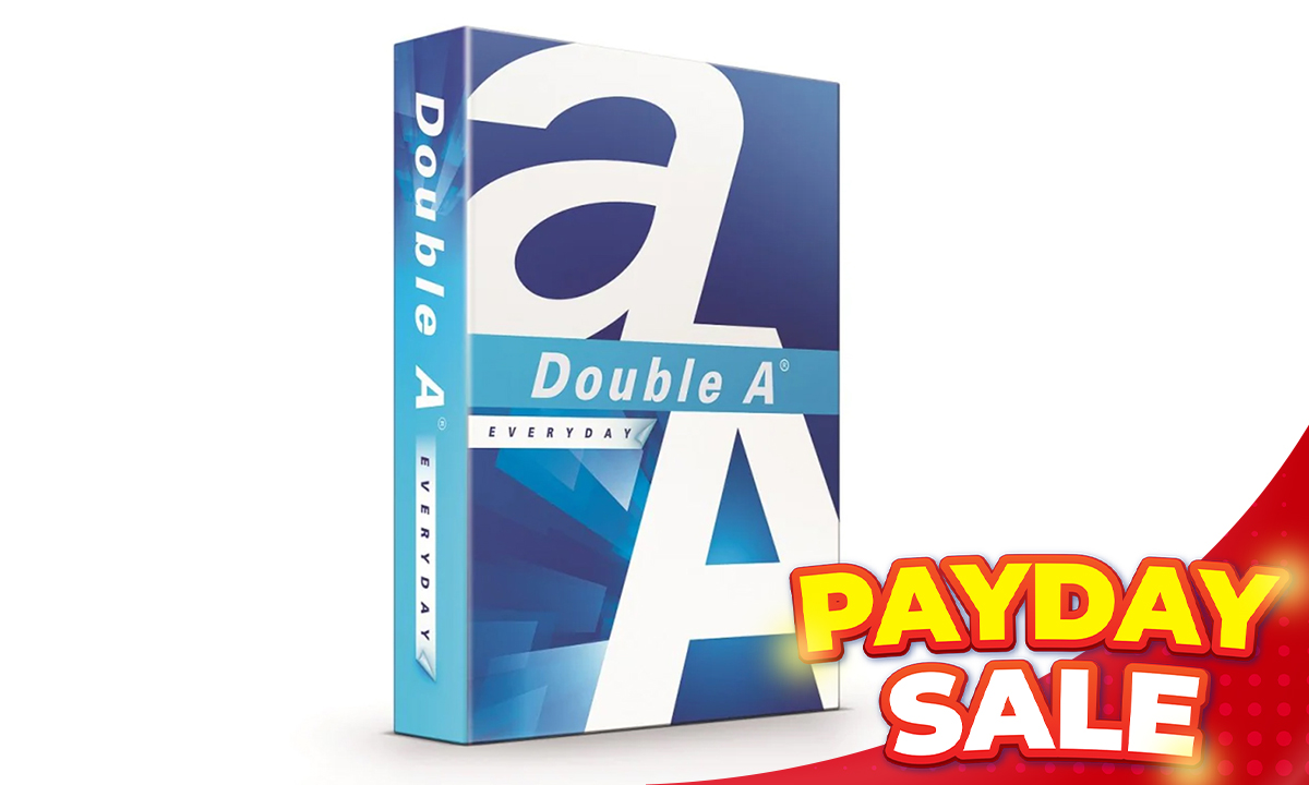 Double A Copy Paper Everyday A11/Letter 70gsm 500s (SRP PHP 296.00)