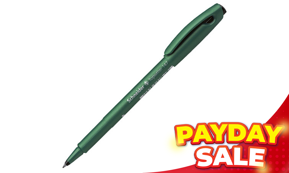 Schneider Topwriter 147 Fibrepen #1471 0.6mm Black (SRP PHP 29.75)