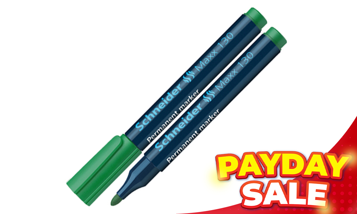 Schneider Maxx 130 Permanent Marker #113004 1-3mm Green (SRP PHP 31.75)