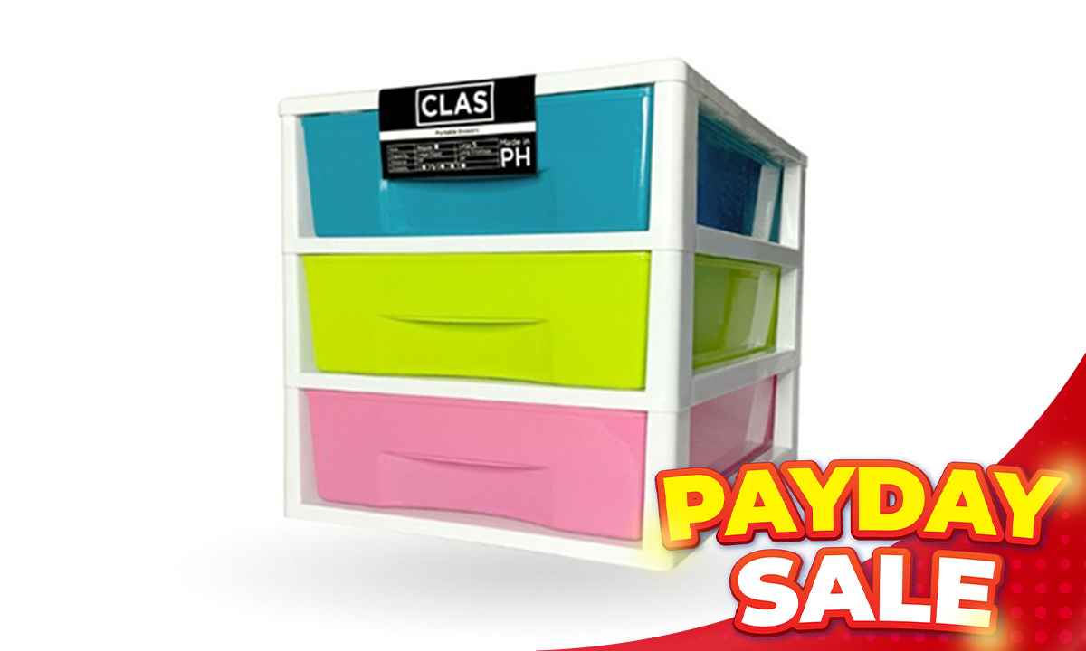 Clas Stackie Plus Portable Drawers 3L (SRP PHP 943.00)