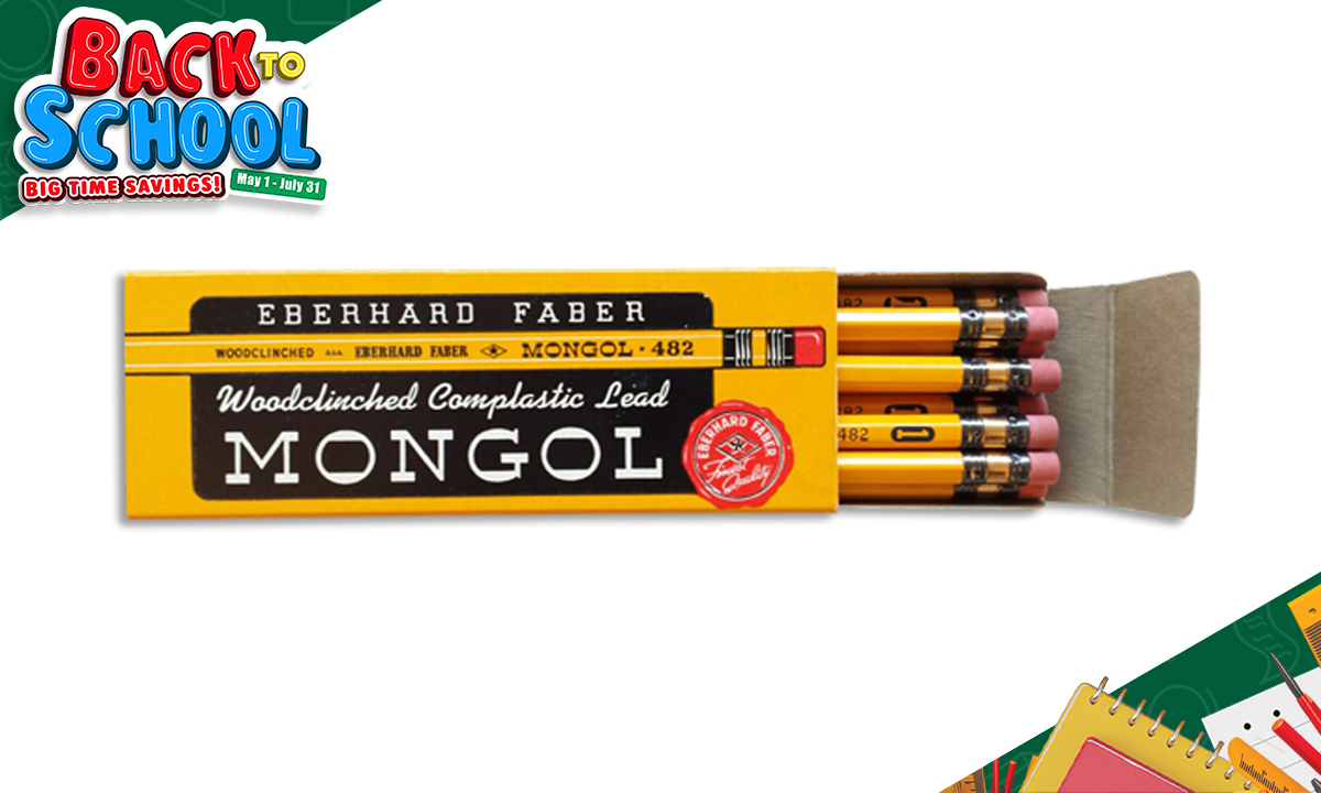 Mongol Pencil #1 Soft Yellow 12/Box (SRP PHP 119.00)