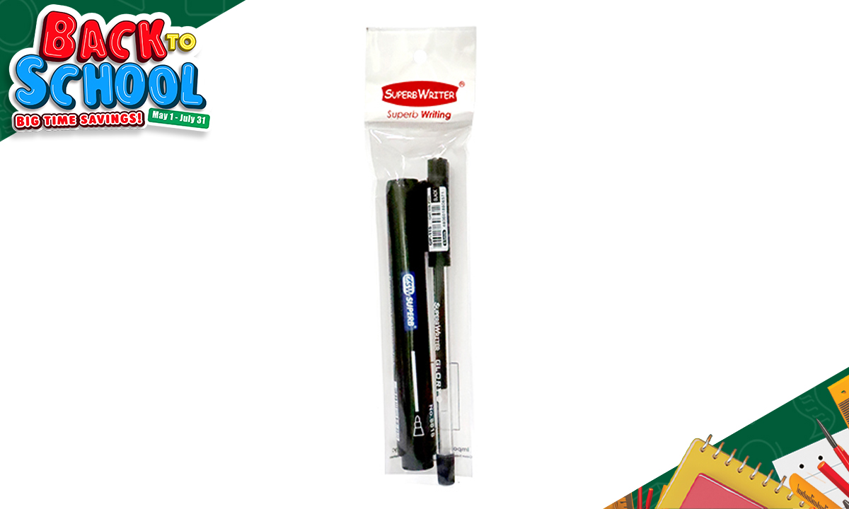 Superb Permanent Marker and Gel Pen GP-115 Value Pack 2s (SRP PHP 18.00)