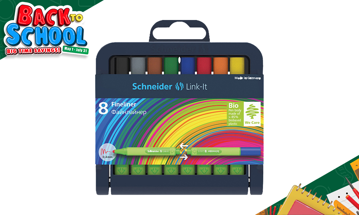 Schneider Wallet Fibrepen Link-it 8 colors (SRP PHP 189.00)