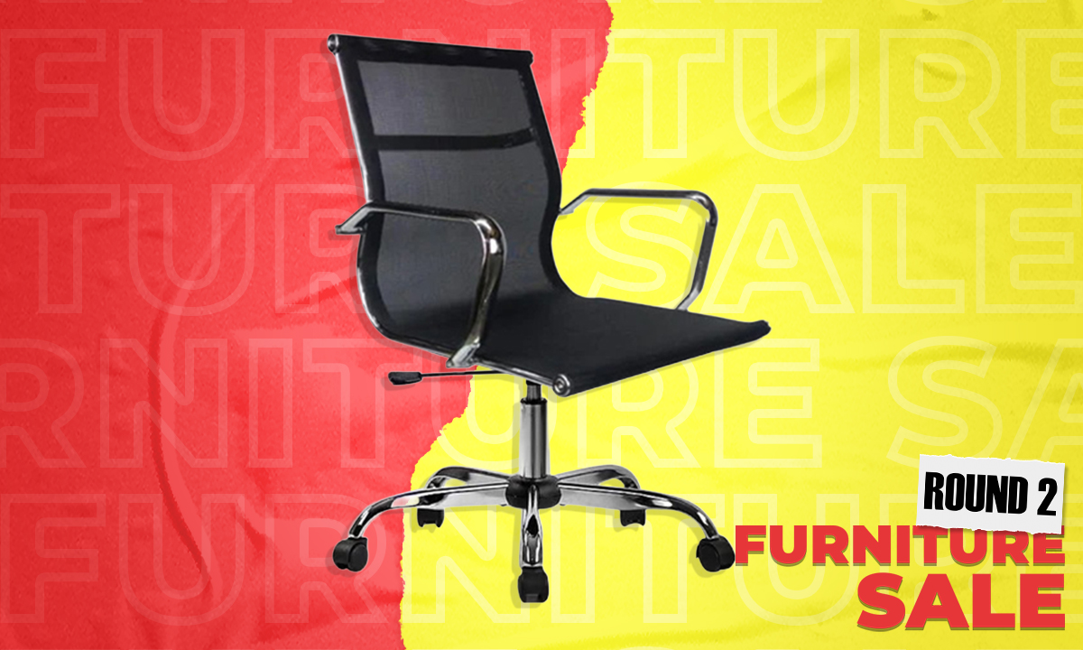 Executive Chair HT7001B Mid Back Mesh Black (SRP PHP 4,595.00)