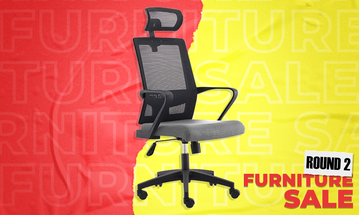 Executive Chair HT-7081A Mesh High Back Gray (SRP PHP 6,995.00)