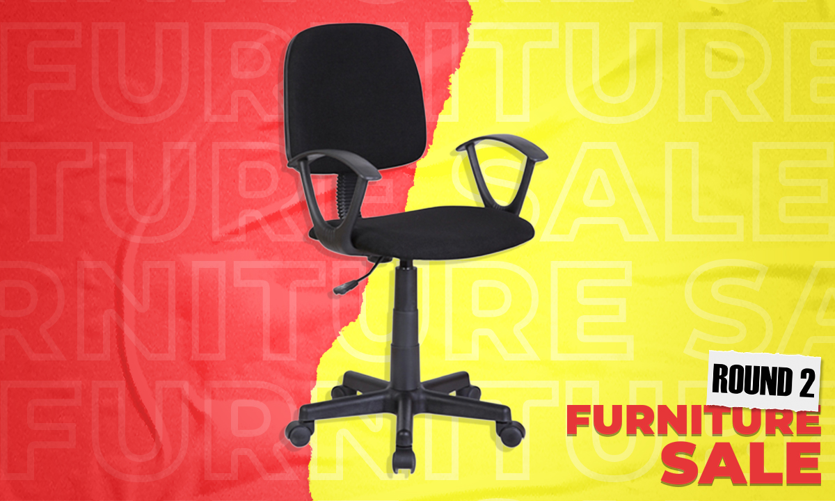 Secretarial Chair CR133HL Black (SRP PHP 1,995.00)