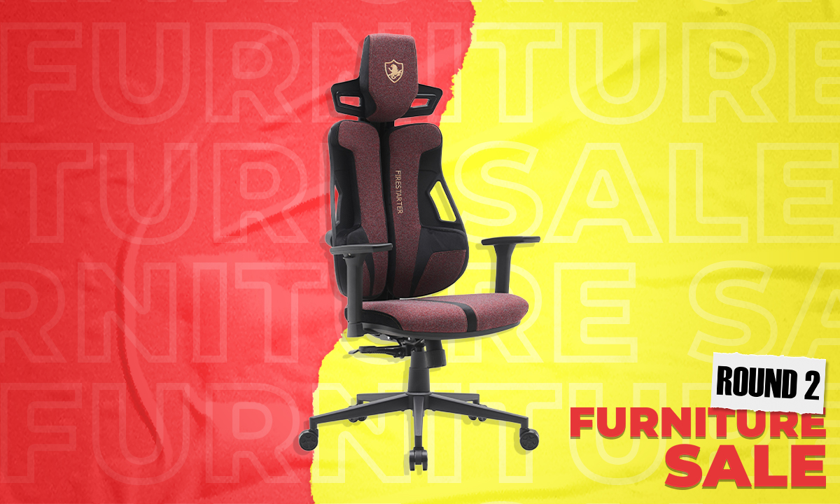 Gaming Chair Firestarter HS03-V8 Black/Red (SRP PHP 14,995.00)