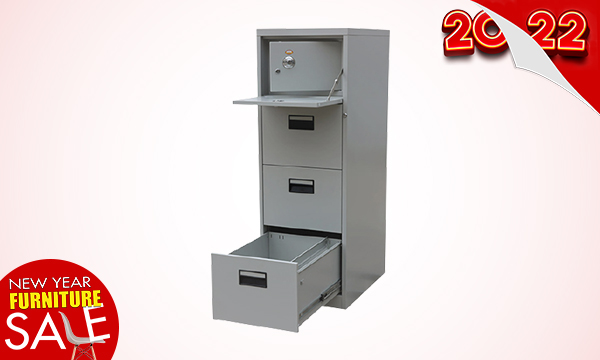 4D VERTICAL CABINET WITH SAFETY BOX JF-V0045 (WAS PhP 12,995.00)