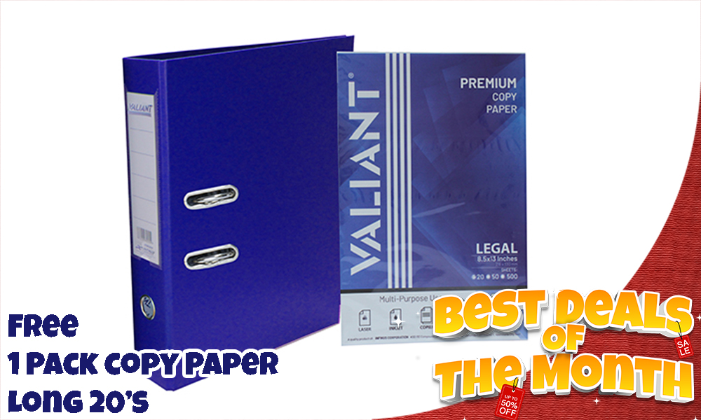 VALIANT LEVER ARCHFILE LEGAL BLUE (PHP 139.00)