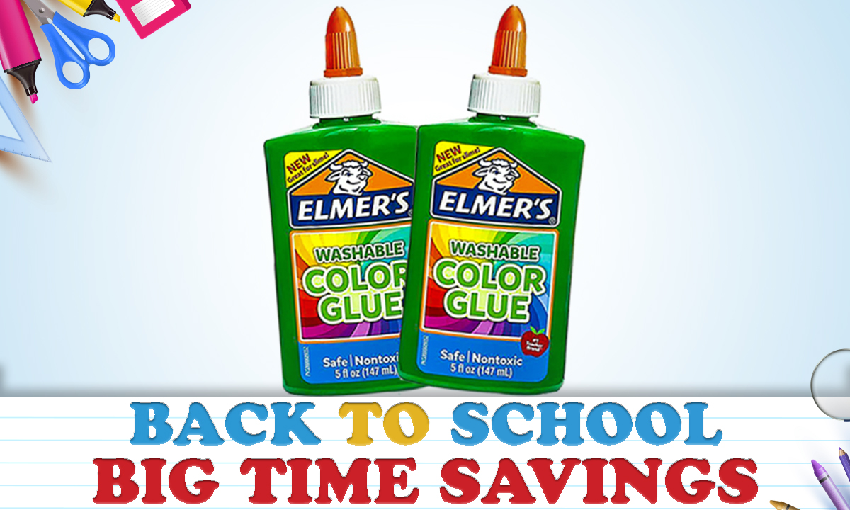 ELMER'S WASHABLE COLOR GLUE OPAQUE GREEN BUY 1 TAKE 1