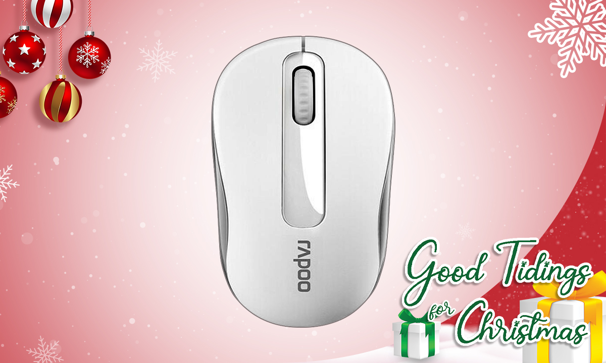 RAPOO M10 PLUS WIRELESS OPTICAL MOUSE WHITE (WAS PHP 525.00)