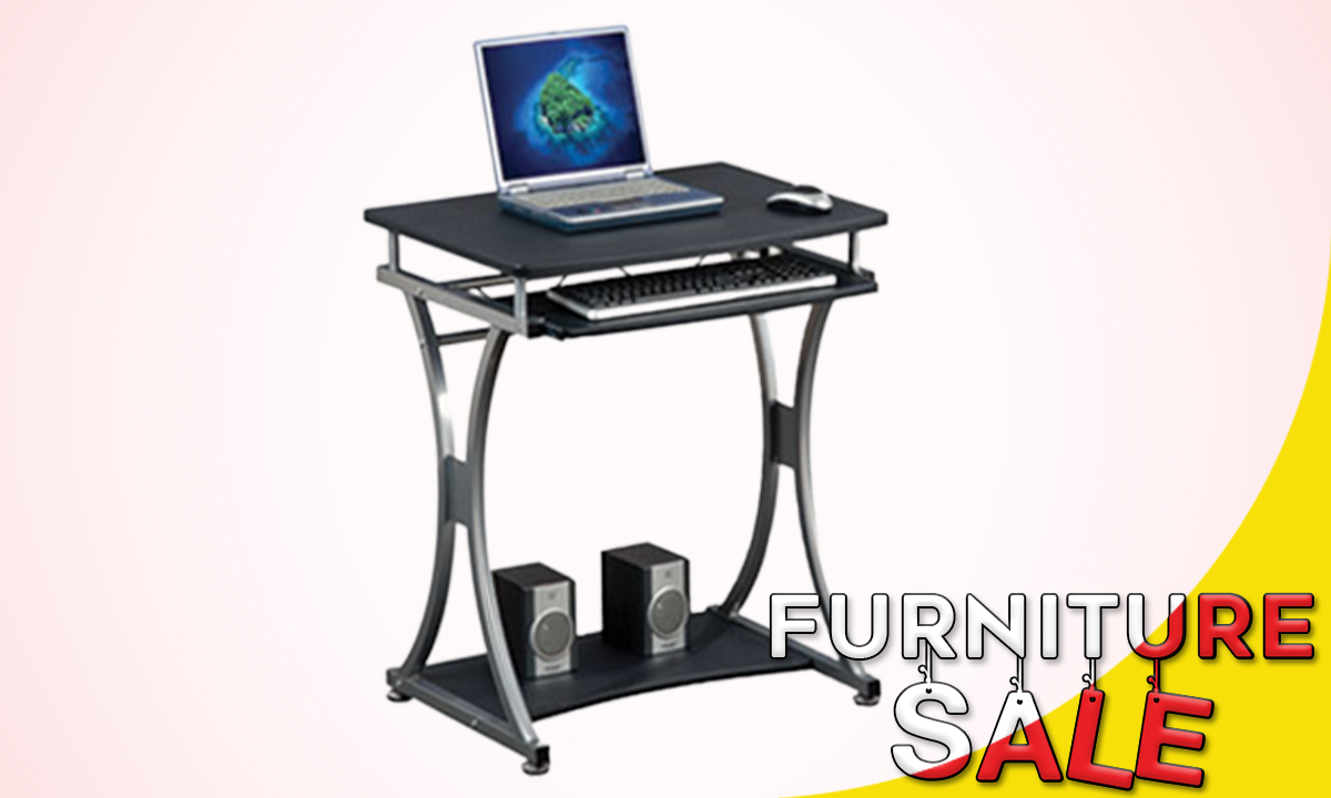 COMPUTER TABLE S-328 GRAPHITE BLACK (WAS PHP 3,995.00)