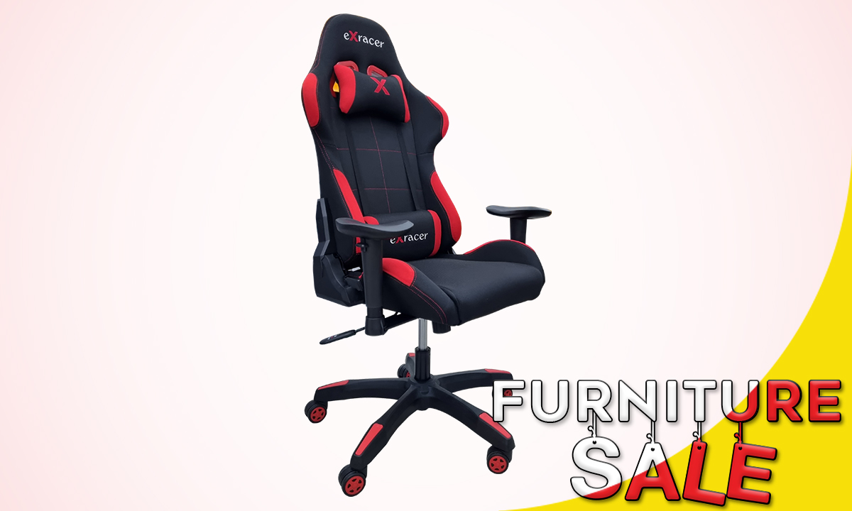 GAMING CHAIR 7001H BLK&RED (WAS PHP 9,995.00)