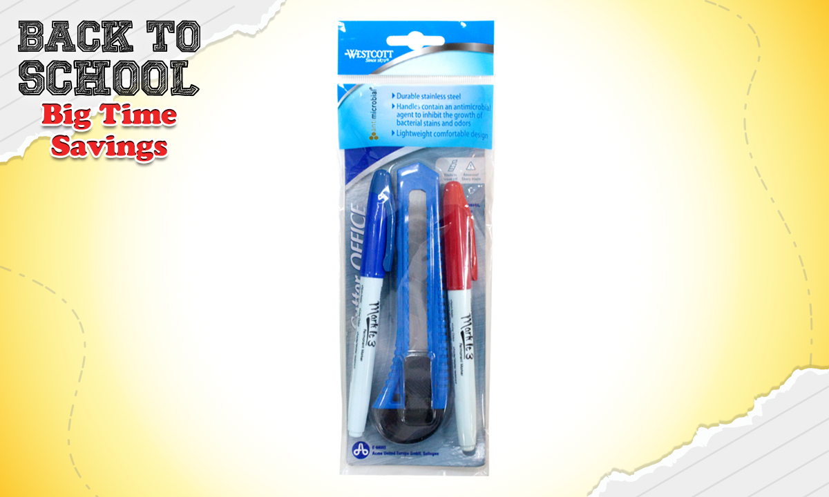 WESTCOTT CUTTER AND PERMANENT MARKER BUNDLE 3S