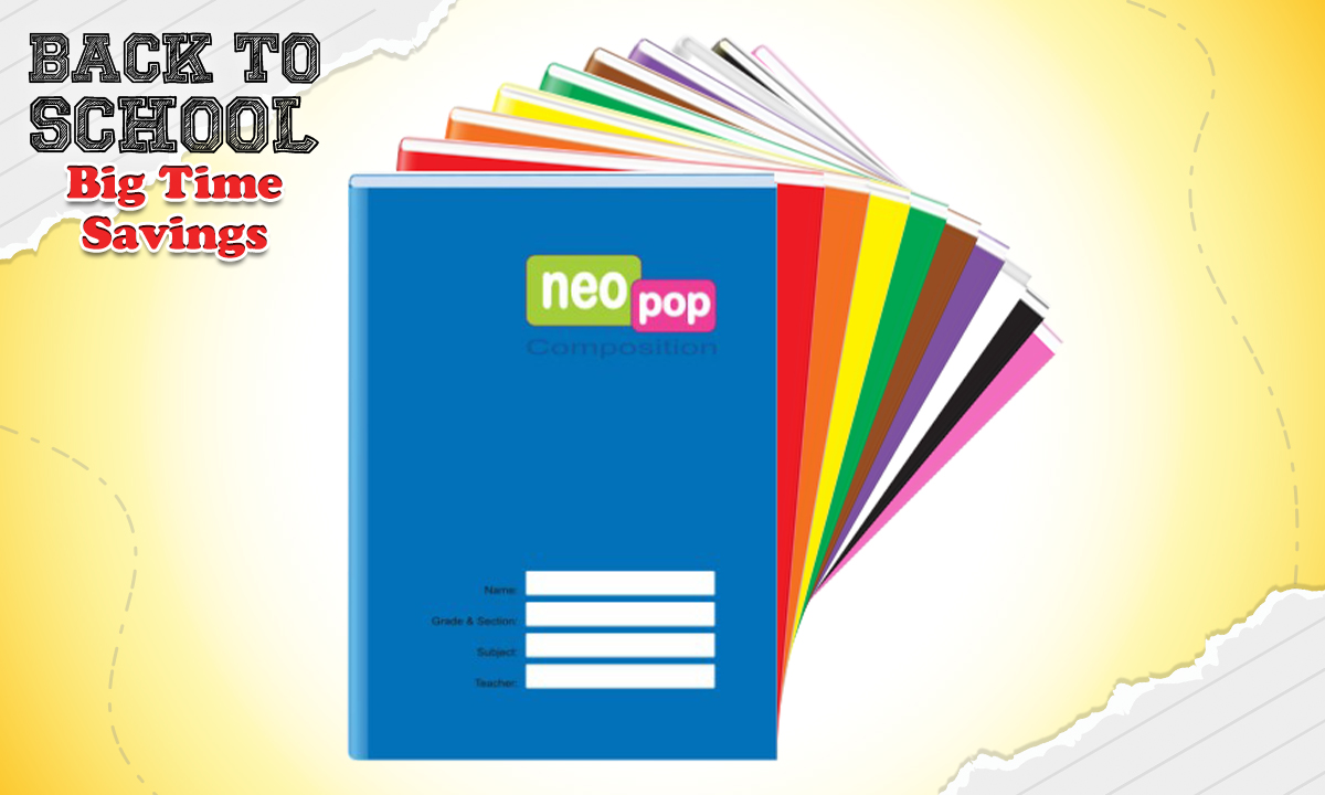 VECO NEOPOP WRITING NOTEBOOK 80 LEAVES 10S