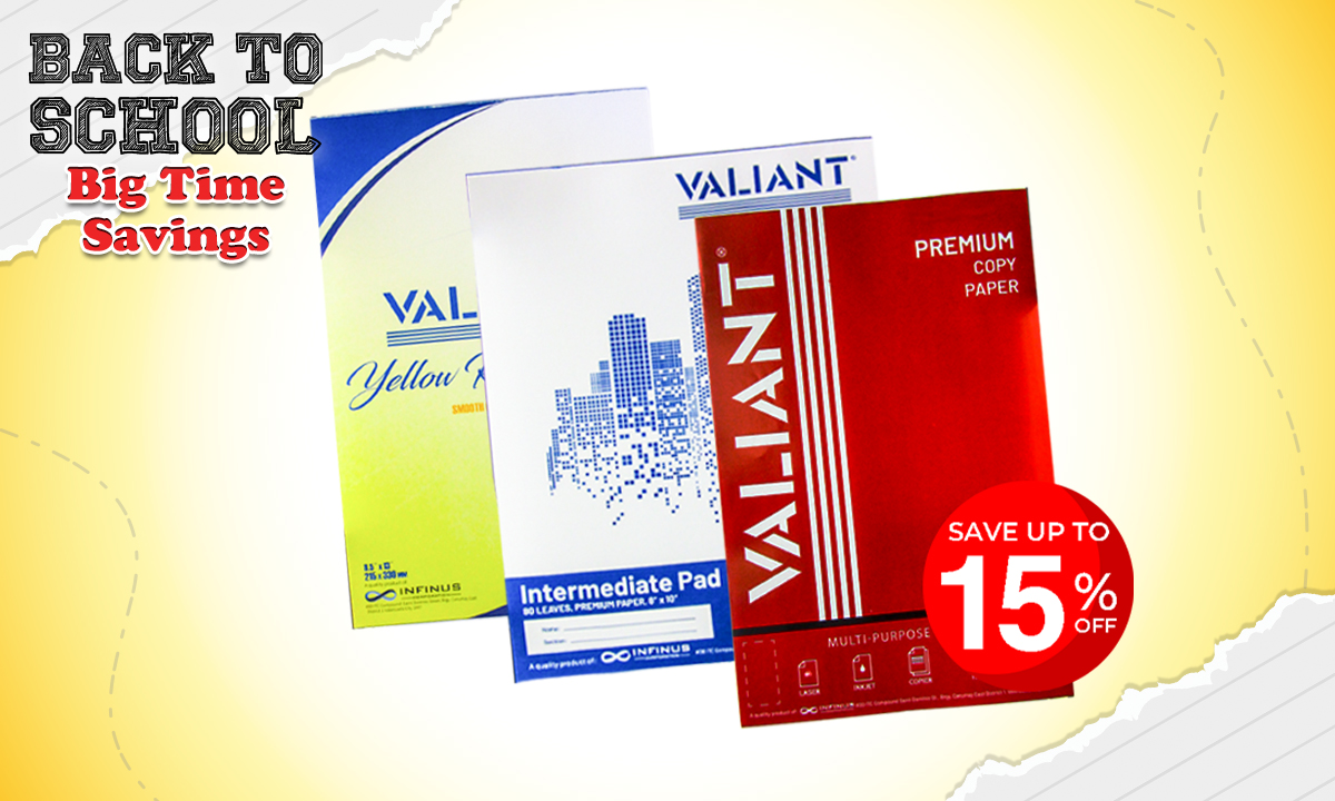 VALIANT COPY PAPER AND PAD BUNDLE 3S